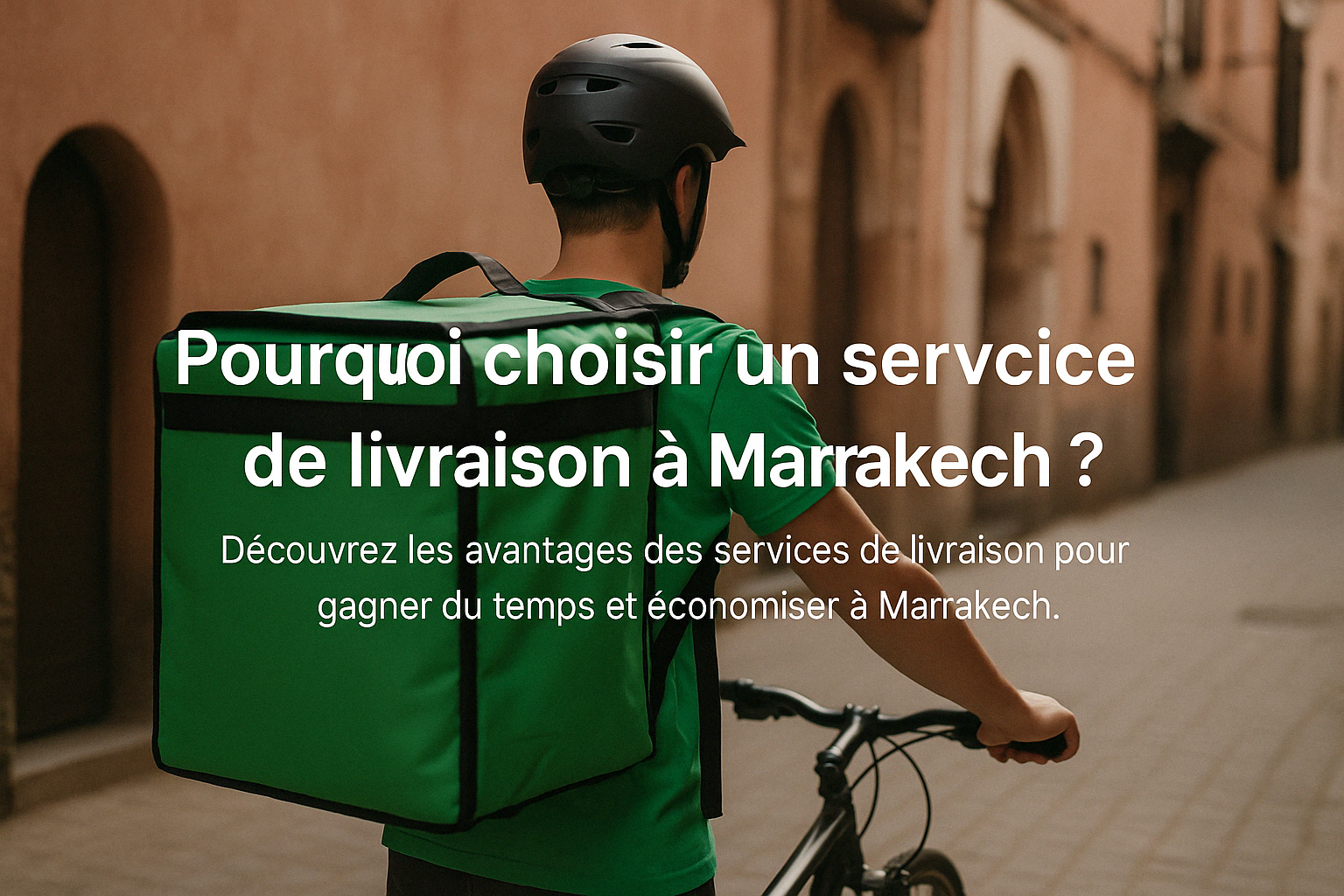 Livreur à Marrakech